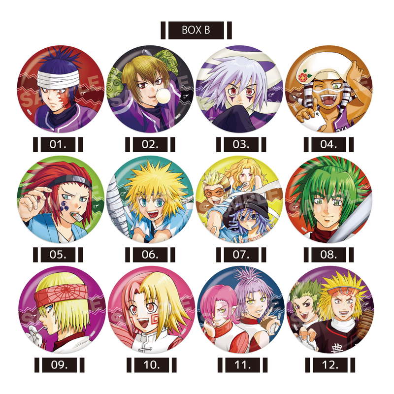 『Mr.FULLSWING』メタリック缶バッジ 第1弾 全12種 B コンプリートBOXセット