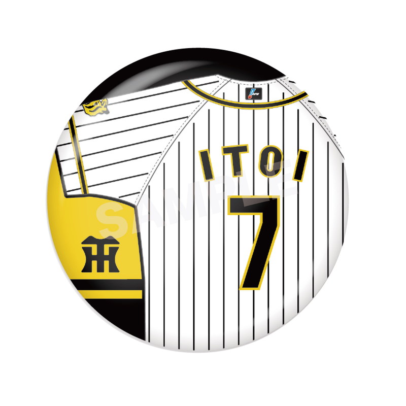 『阪神タイガース』メタリック缶バッジ 09 糸井