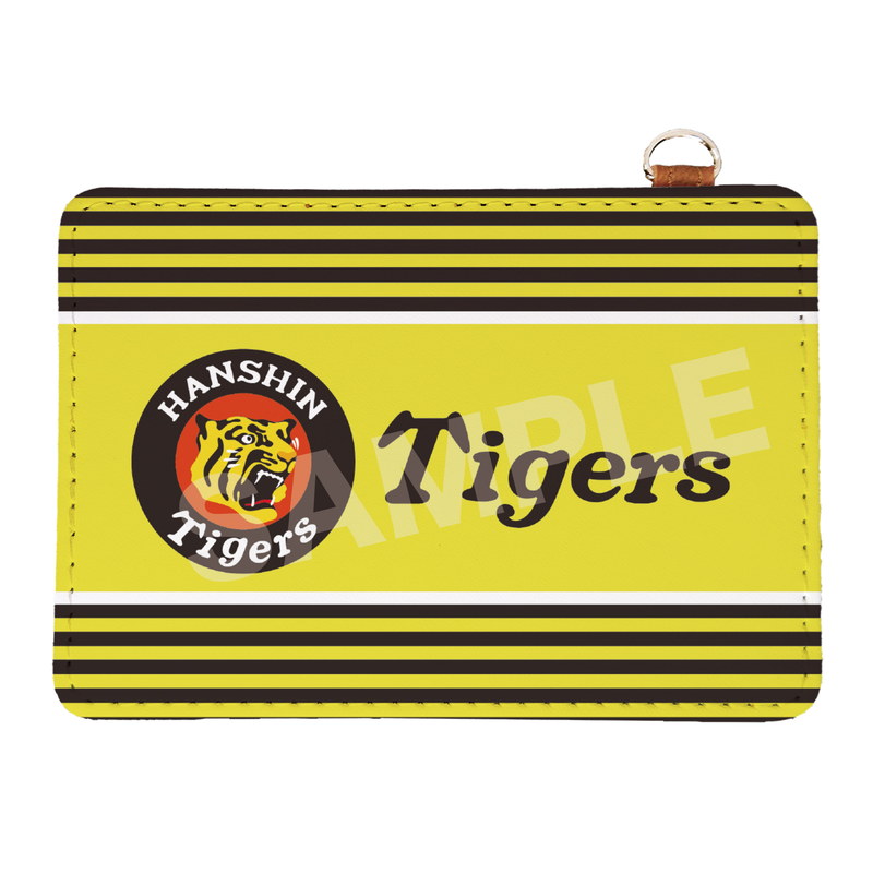 『阪神タイガース』レザーパスケース 01 阪神タイガースロゴ