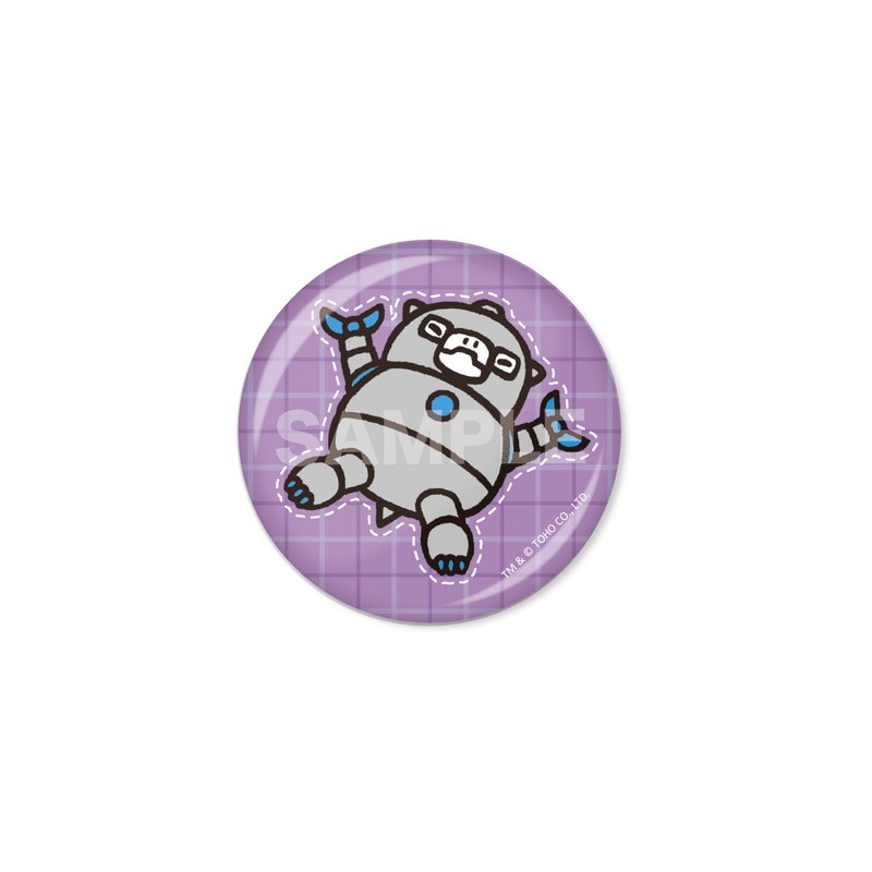 『ちびゴジラ』メタリック缶バッジ 06 ちびメカゴジラ