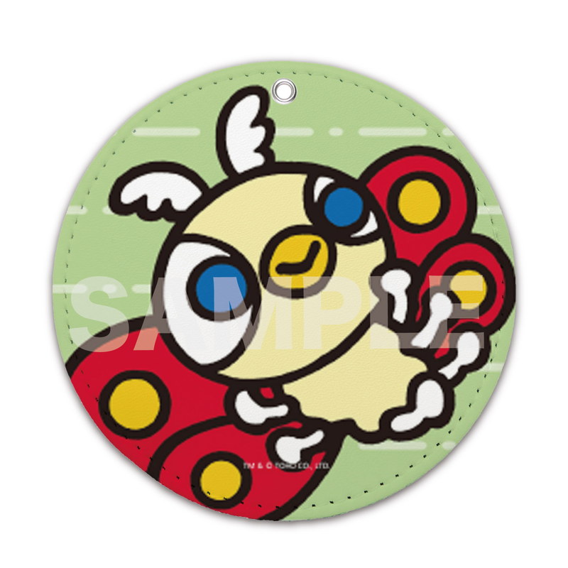 『ちびゴジラ』レザーコースターキーホルダー 03 ちびモスラ