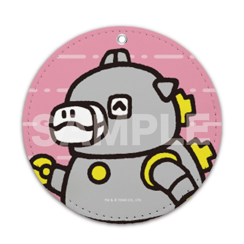 『ちびゴジラ』レザーコースターキーホルダー 06 ちびメカゴジラ