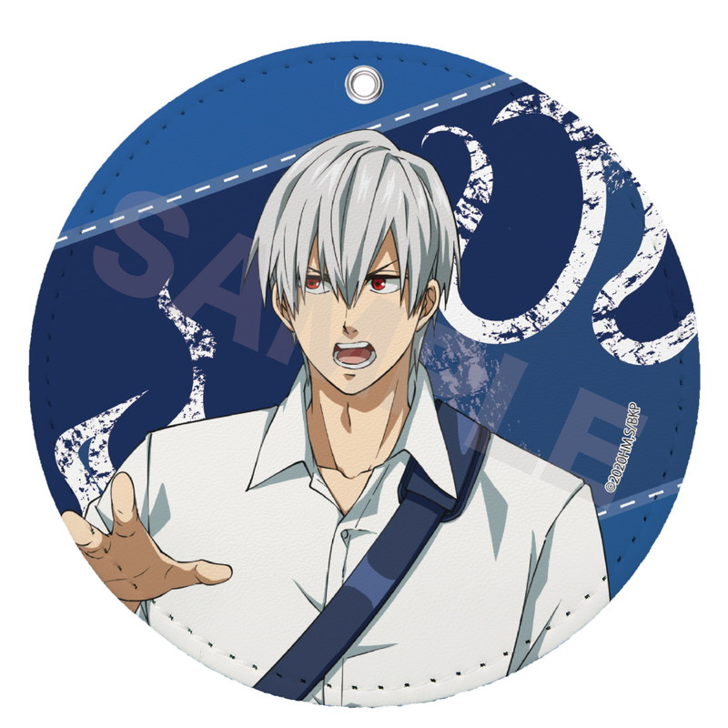 『灼熱カバディ』レザーコースターキーホルダー 01 宵越竜哉