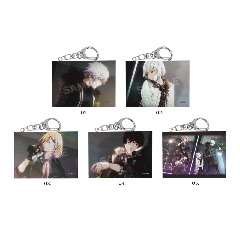 『NIGHT HEAD 2041』ミニチュアキャンバスキーホルダー 第1弾 全5種 コンプリートBOXセット