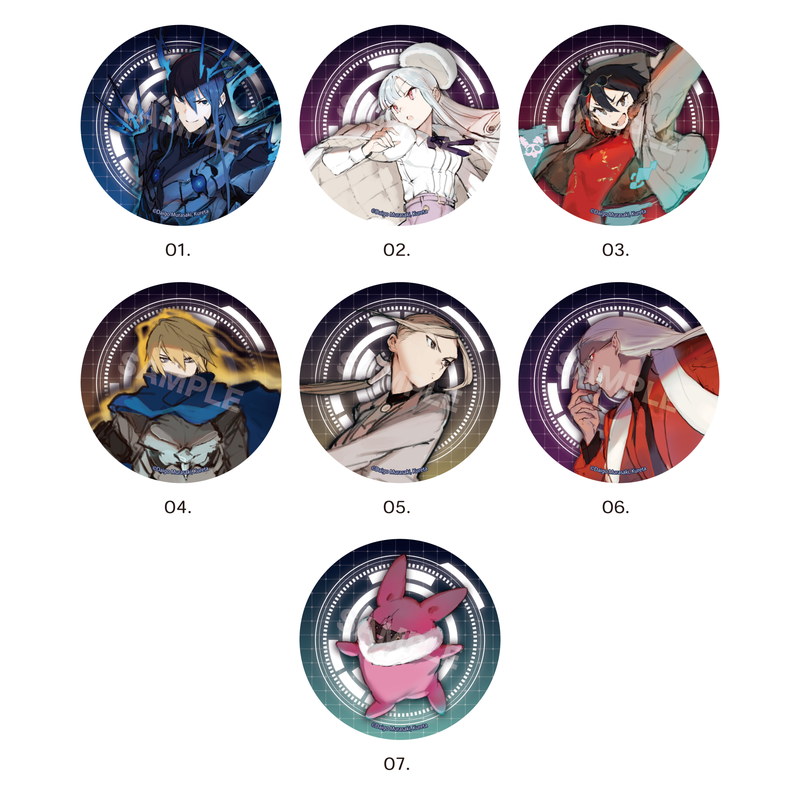 『魔王2099』メタリック缶バッジ 第1弾 全7種 コンプリートBOXセット