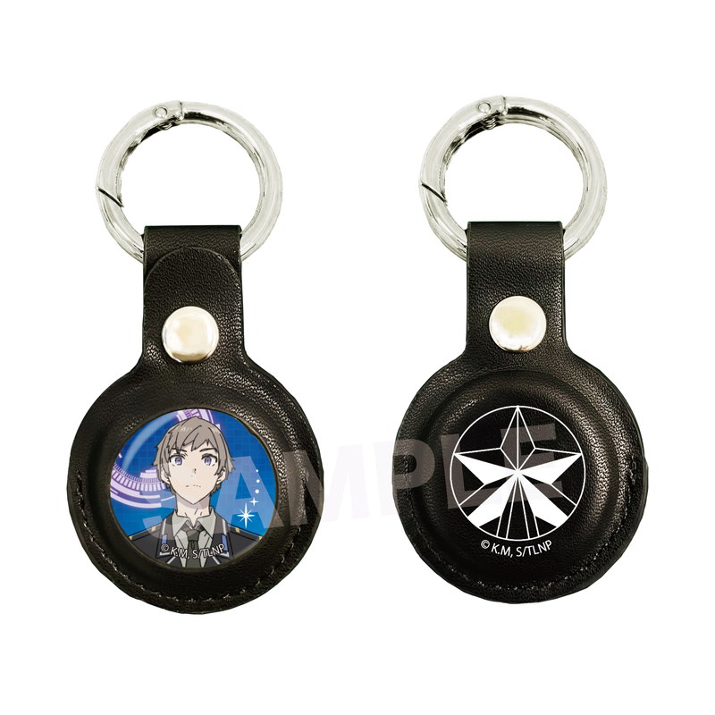 『月とライカと吸血姫』レザーGPSタグケース 02 レフ