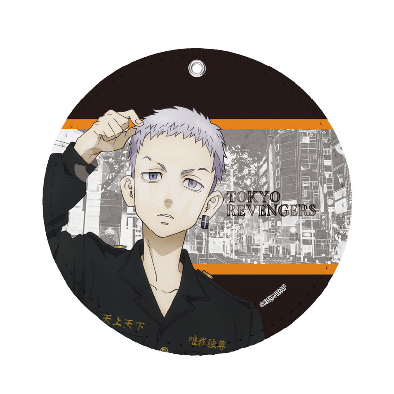 『東京リベンジャーズ』レザーコースターキーホルダー 04 三ツ谷