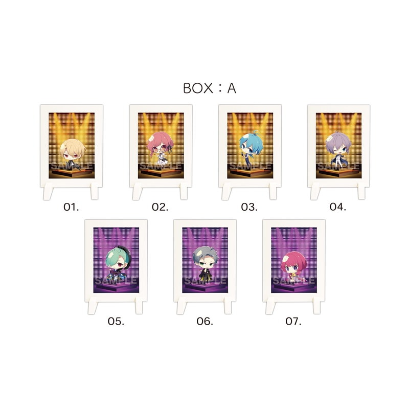 『ファビュラスナイト』着せ替えフォトスタンド 第1弾 全7種 A コンプリートBOXセット