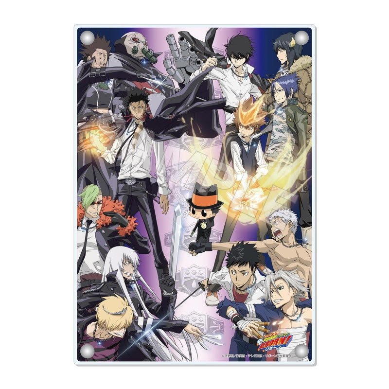 家庭教師ヒットマン REBORN リボーン ヴァリアー アクリルバッジ 家庭教師ヒットマンREBORN！』アクリルバッジコレクション