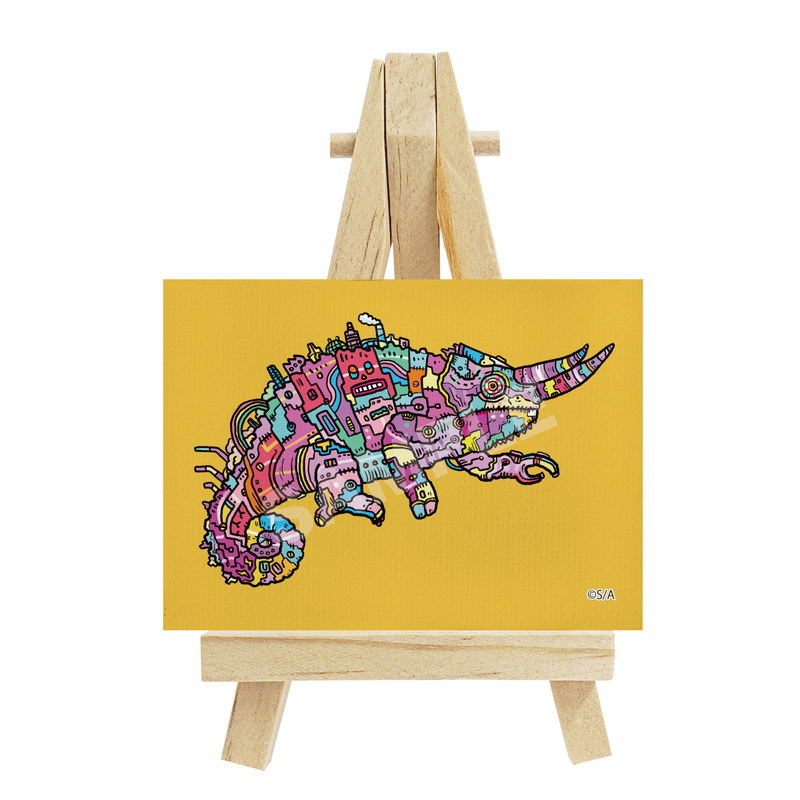 Artiswitch ミニイラストキャンバス 03 カメレオン くりすと Cs Front Online Shop