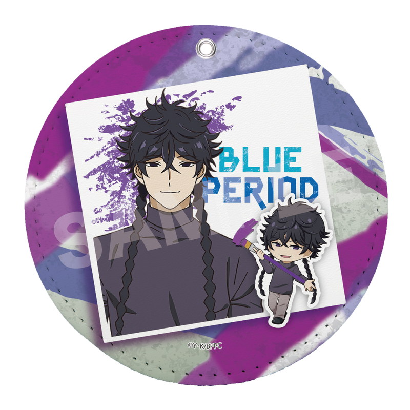 『ブルーピリオド』ぐいっと！ レザーコースターキーホルダー 04 橋田悠