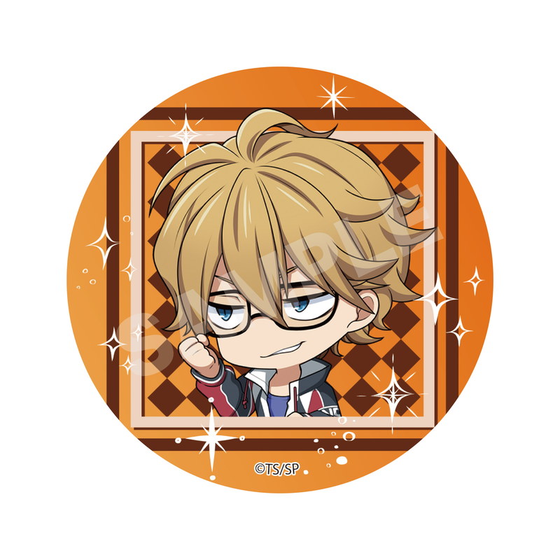 『スケートリーディング☆スターズ』ぐいっと！ メタリック缶バッジ 02 流石井隼人