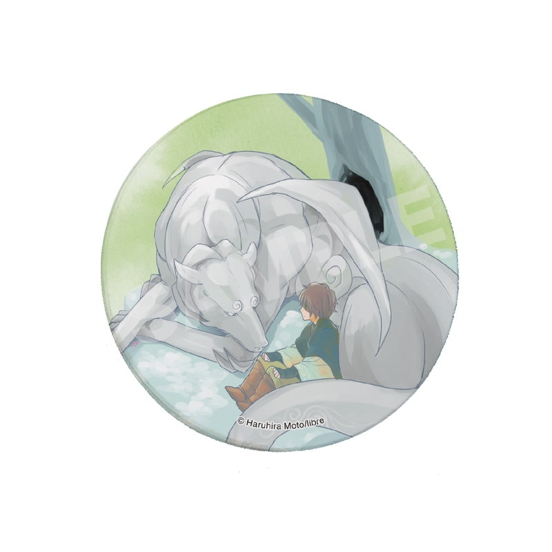 『マウリと竜』レザーバッジ 01 ライカとマウリ