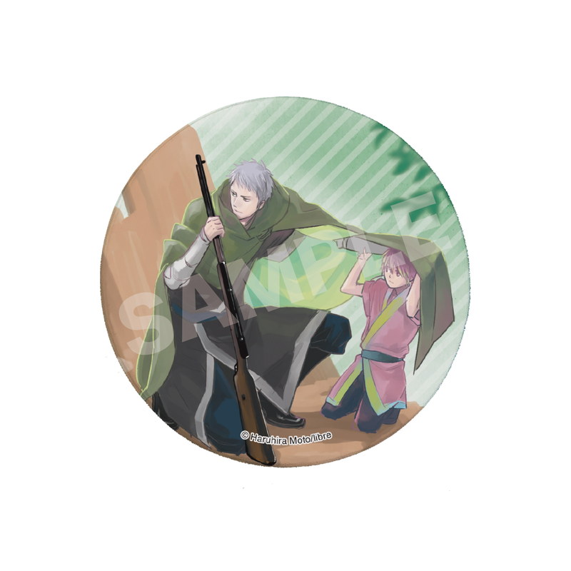 『マウリと竜』レザーバッジ 03 ジーンとことり