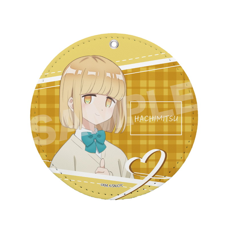 『可愛いだけじゃない式守さん』レザーコースターキーホルダー 06 八満さん