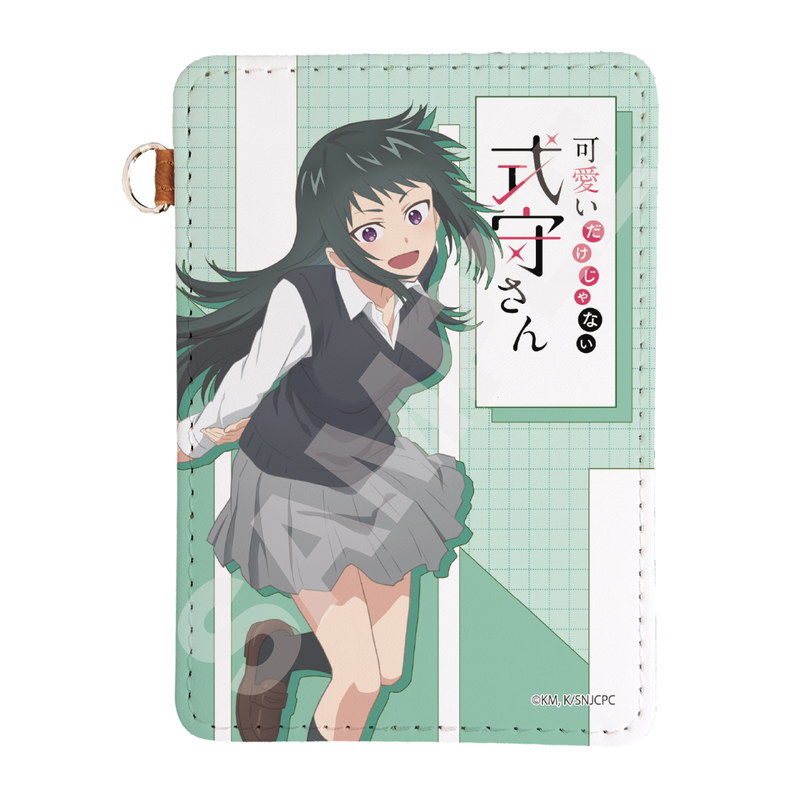 『可愛いだけじゃない式守さん』レザーパスケース 05 猫崎さん