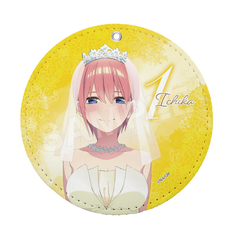 『映画「五等分の花嫁」』レザーコースターキーホルダー 01 一花