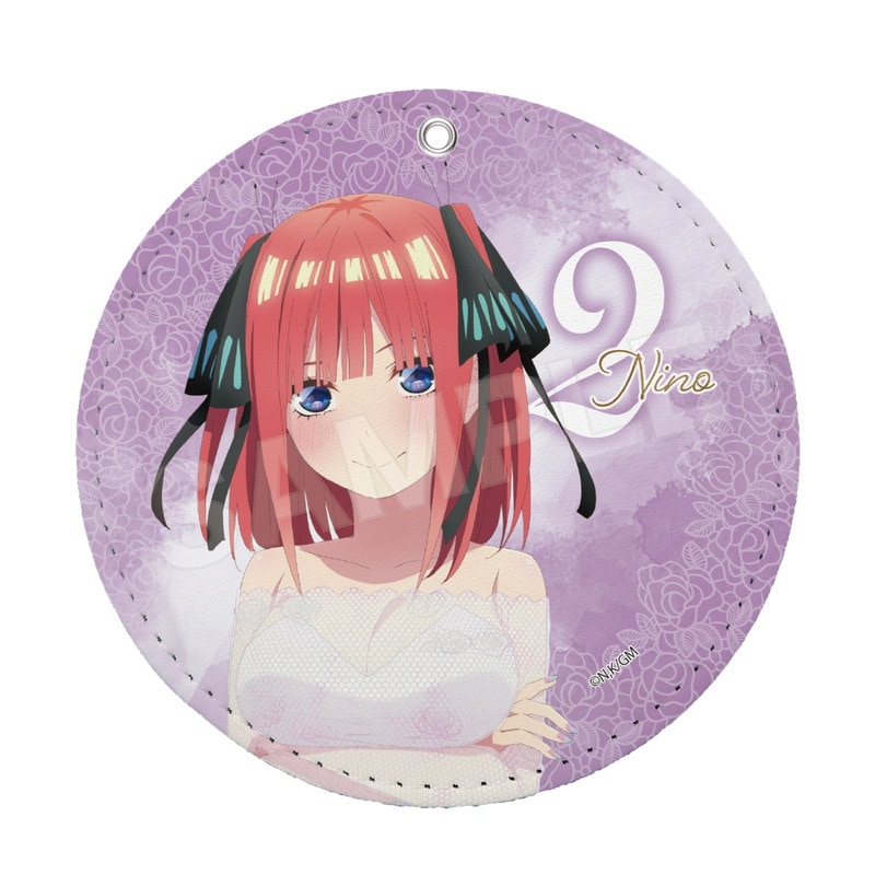 『映画「五等分の花嫁」』レザーコースターキーホルダー 02 二乃