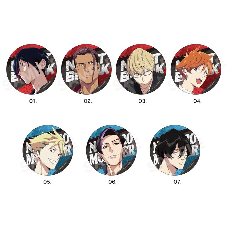 ハイドライバーズ』メタリック缶バッジ 第1弾 全7種 A BOXセット