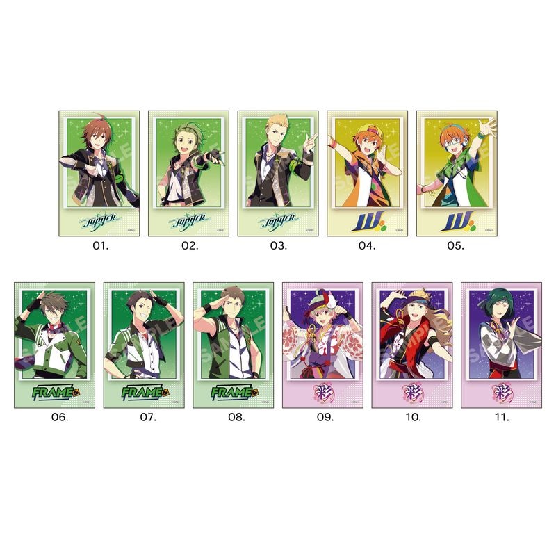 『アイドルマスター SideM』サテン地ステッカー 第2弾 全11種 コンプリートBOXセット