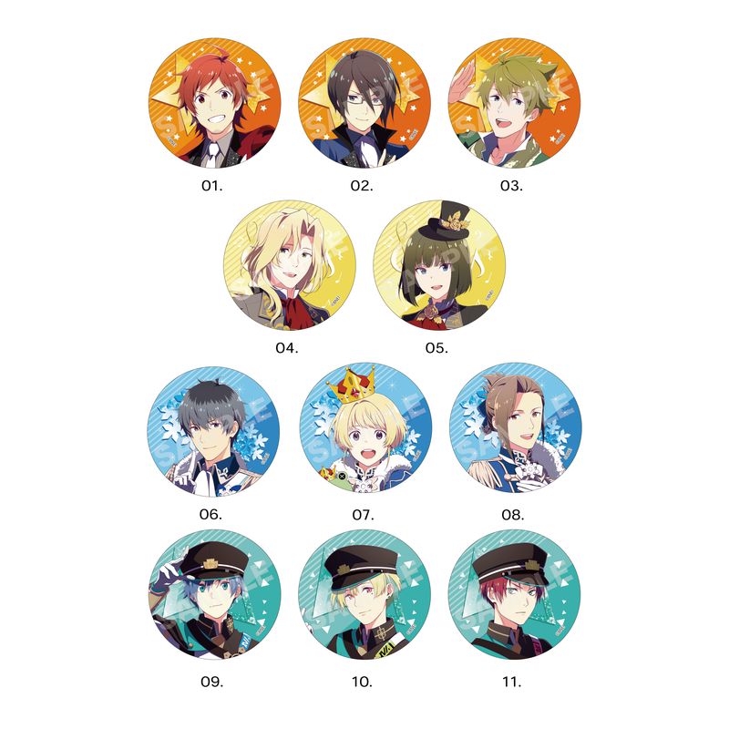 『アイドルマスター SideM』メタリック缶バッジ 第1弾 全11種 コンプリートBOXセット