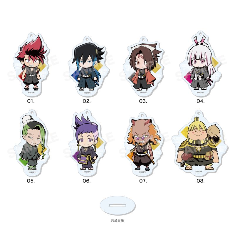 『ブッチギレ！』まるっとスタンドキーホルダー 第1弾 全8種 コンプリートBOXセット