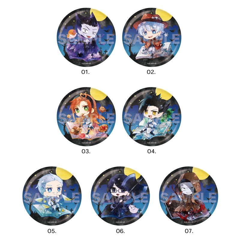 吸血鬼すぐ死ぬ』キャラでるアート メタリック缶バッジ 第1弾 全7種