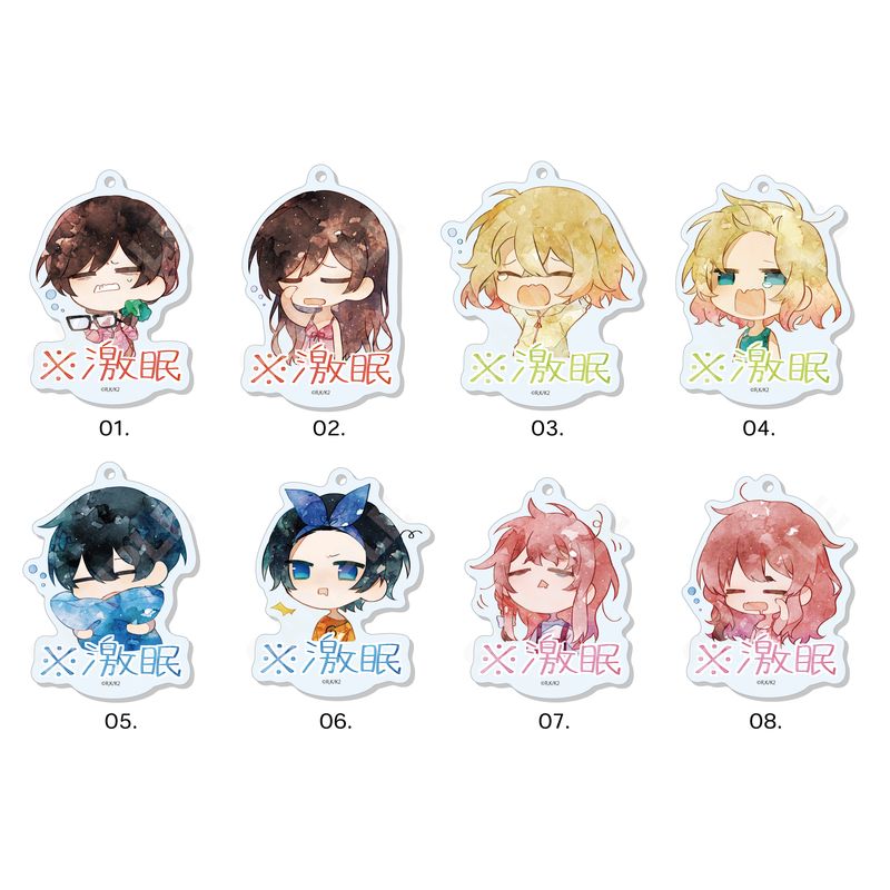 『彼女、お借りします』※激眠 まるっとスタンドキーホルダー 第1弾 全8種 BOXセット