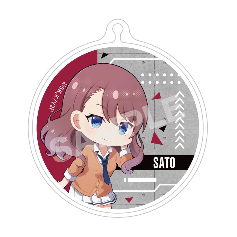 『ようこそ実力至上主義の教室へ』ミラー付きスマホグリップ 08 佐藤麻耶