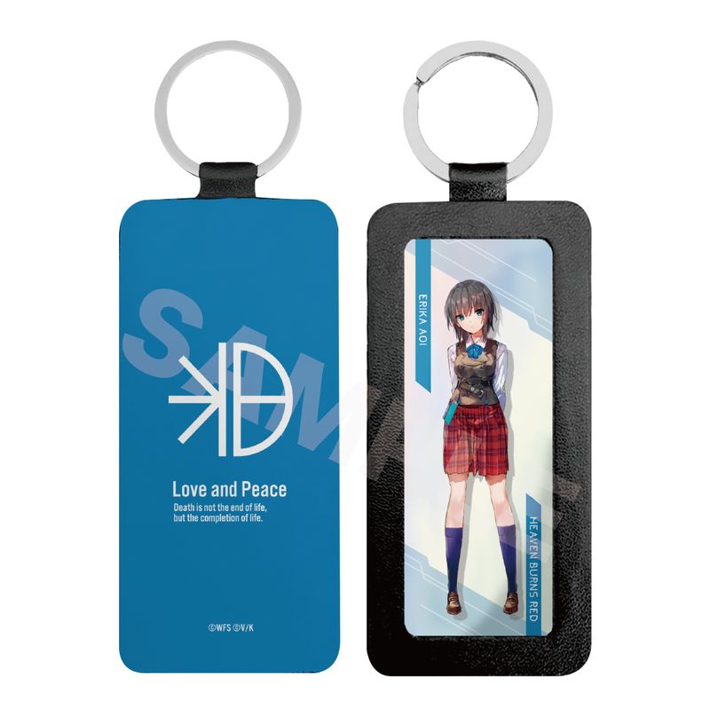 『ヘブンバーンズレッド』レザーキーホルダー 07 蒼井えりか