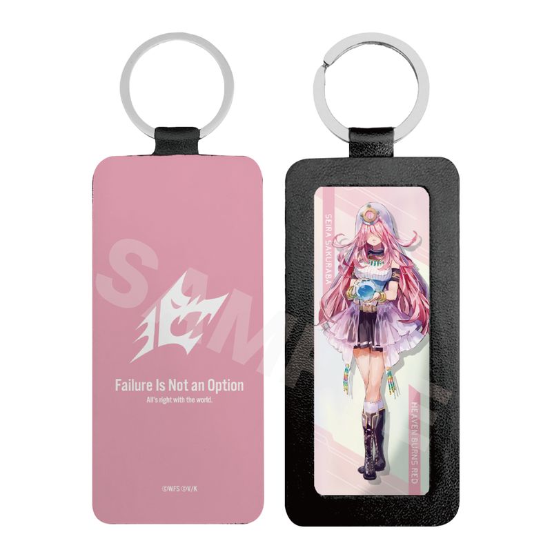 『ヘブンバーンズレッド』レザーキーホルダー 14 桜庭星羅
