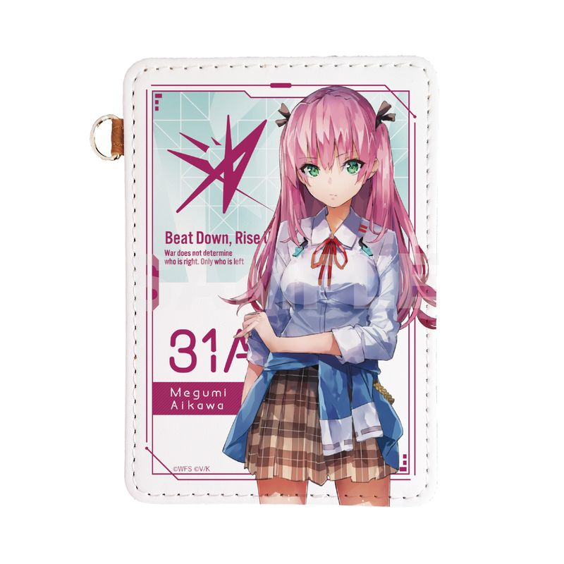 『ヘブンバーンズレッド』レザーパスケース 03 逢川めぐみ