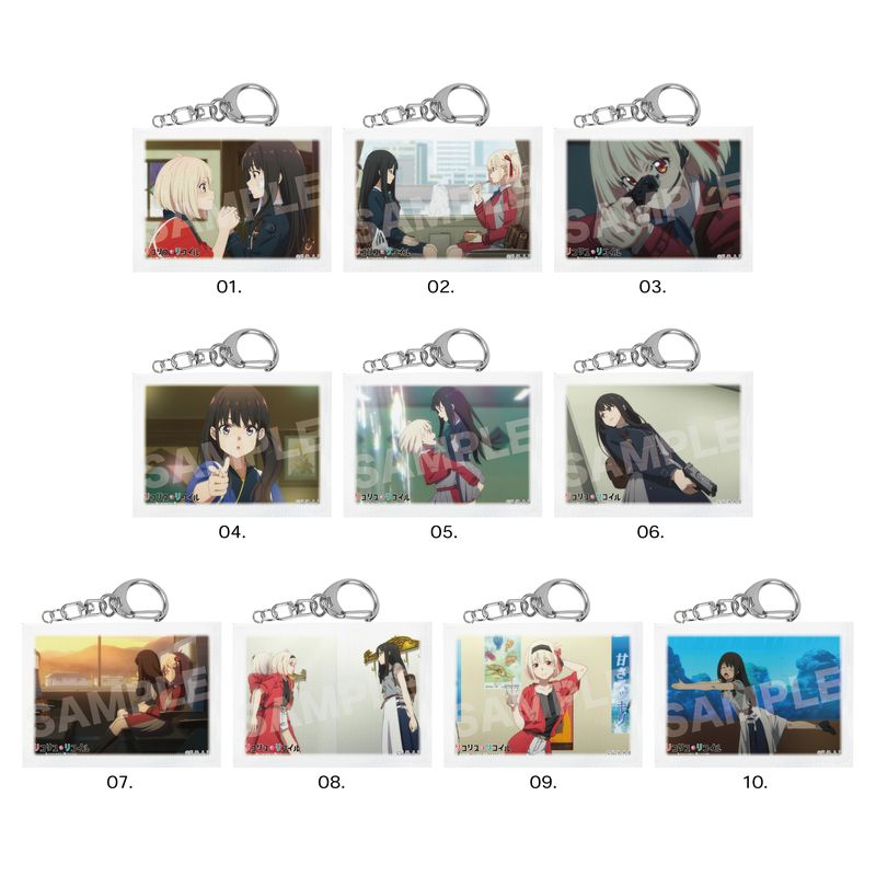『リコリス・リコイル』ミニチュアキャンバスキーホルダー 第1弾 全10種 BOXセット