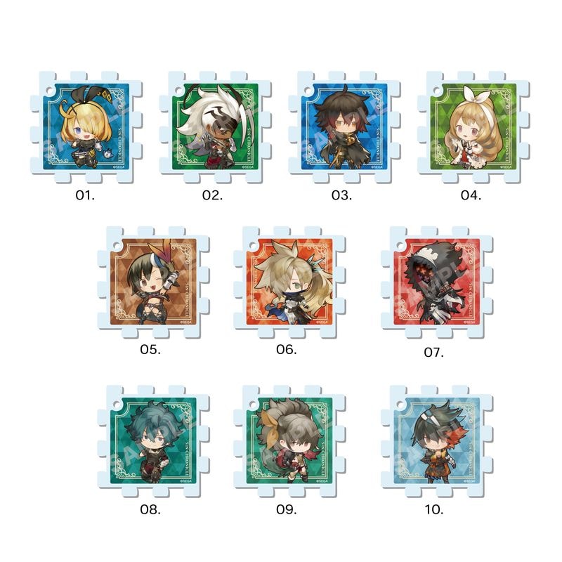 『シン・クロニクル』パズルキーホルダー 第1弾 全10種 A コンプリートBOXセット