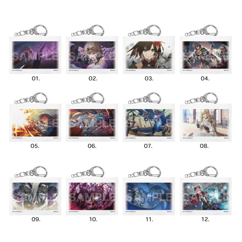 『シン・クロニクル』ミニチュアキャンバスキーホルダー 第1弾 全12種 BOXセット