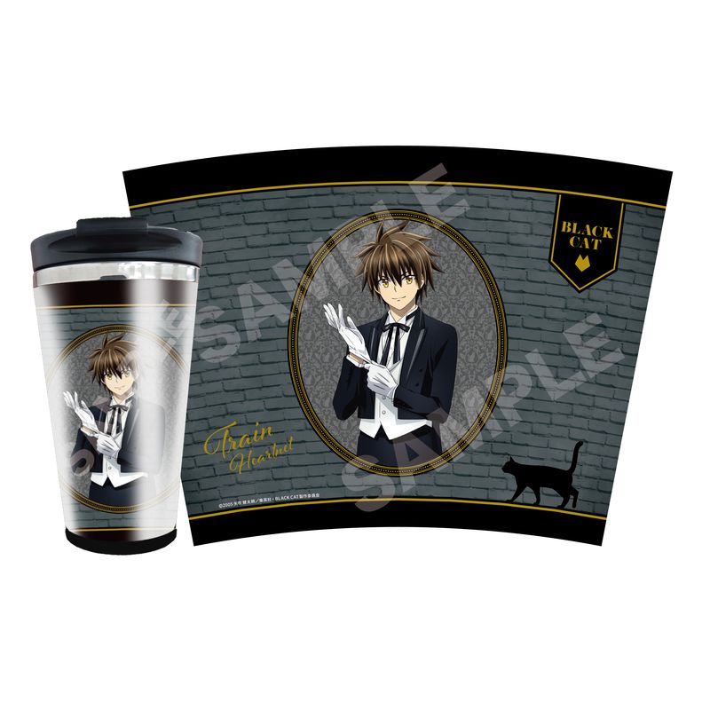『アニメ BLACK CAT』メタリックタンブラー 01 トレイン＝ハートネット