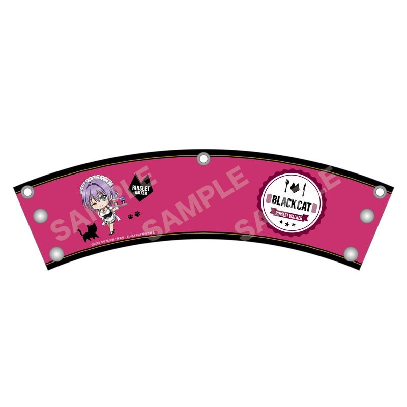 『アニメ BLACK CAT』レザーカップホルダー 06 リンスレット＝ウォーカー