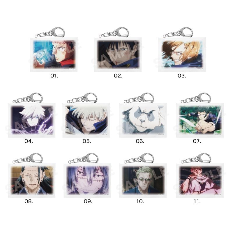 『呪術廻戦』ミニチュアキャンバスキーホルダー 第1弾 全11種 コンプリートBOXセット