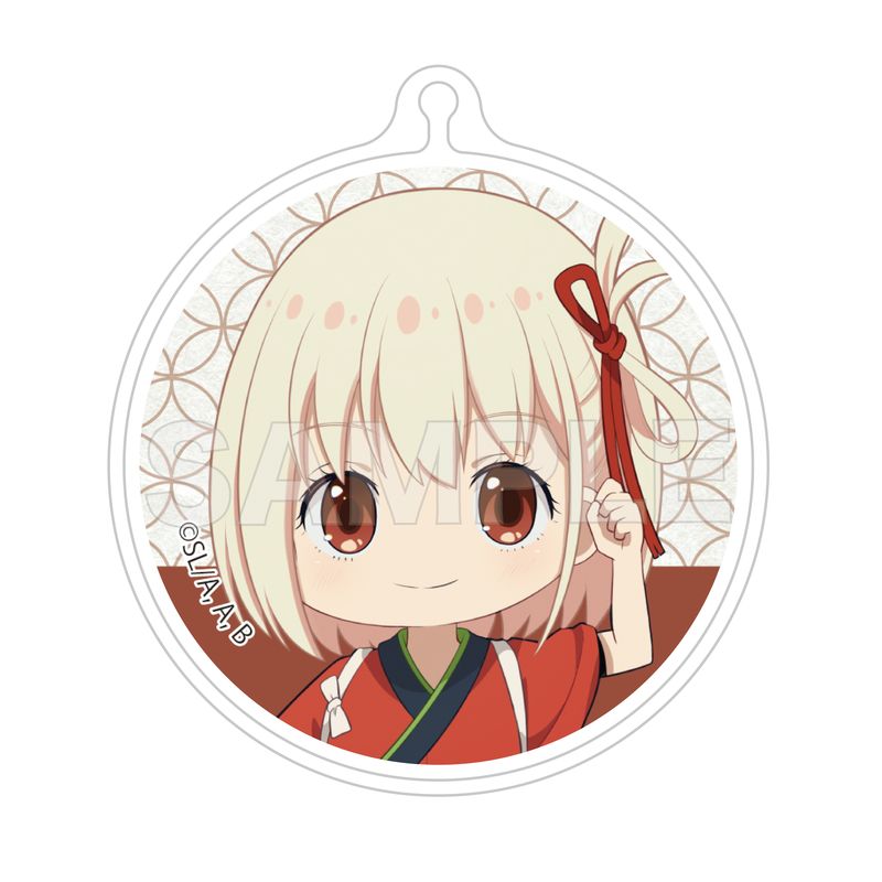 『リコリス・リコイル』ミラー付きスマホグリップ 05 錦木 千束(カフェ制服)