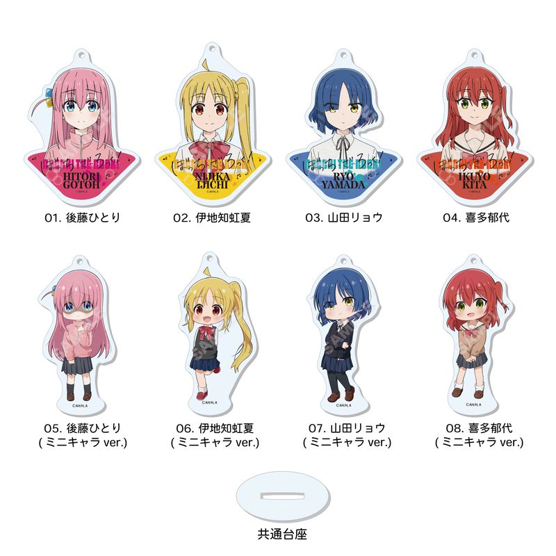 す*い様 ぼっちざろっく！アクリルマスコット、缶バッジ、アクリルミニキーホルダー ぼっち・ざ・ろっく！ アクリルマスコット2｜ガシャポン