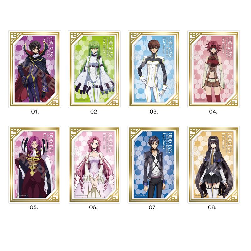 『コードギアス 反逆のルルーシュ ロストストーリーズ』フレームアート 第1弾 全8種 コンプリートBOXセット