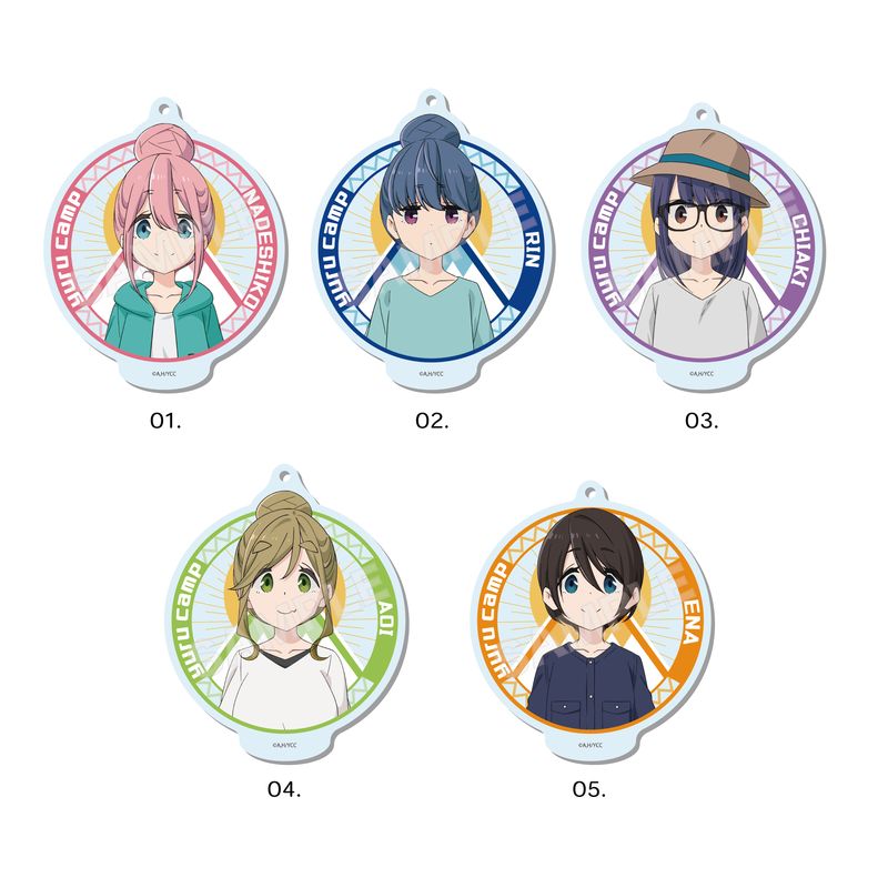 『映画『ゆるキャン△』』まるっとスタンドキーホルダー 第1弾 全5種 A コンプリートBOXセット