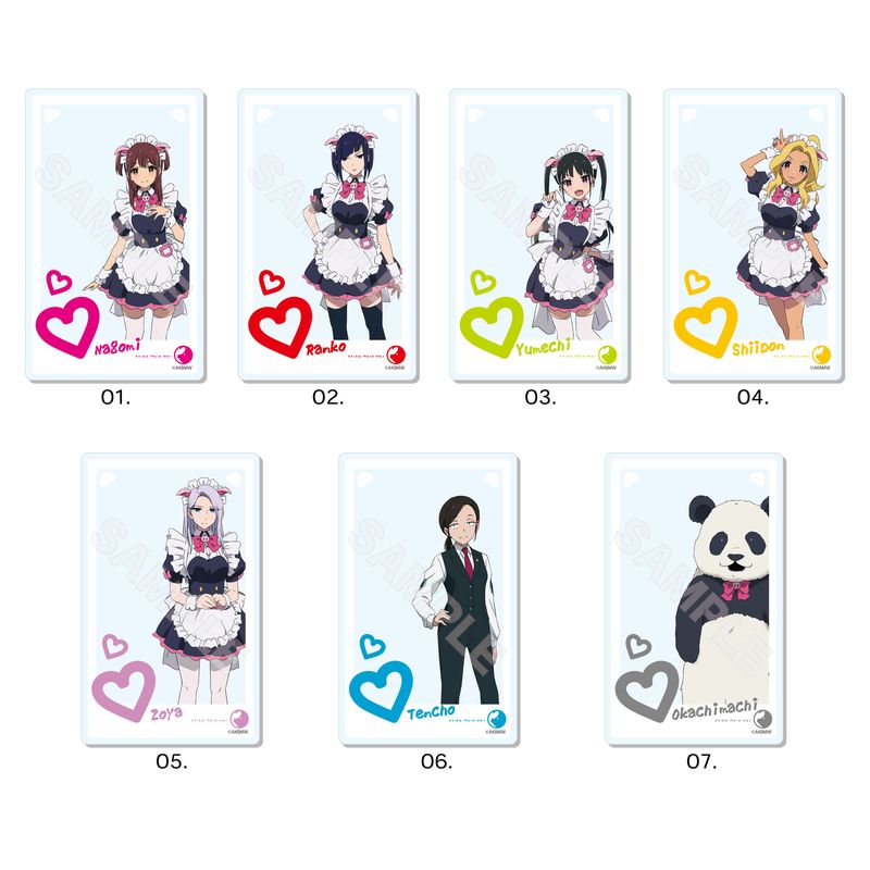 『アキバ冥途戦争』アクリルカード 全7種 コンプリートBOXセット