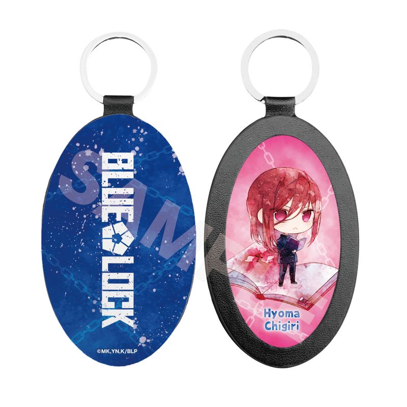 『ブルーロック』キャラでるアート レザーキーホルダー 14 千切 豹馬(ミニキャラ)