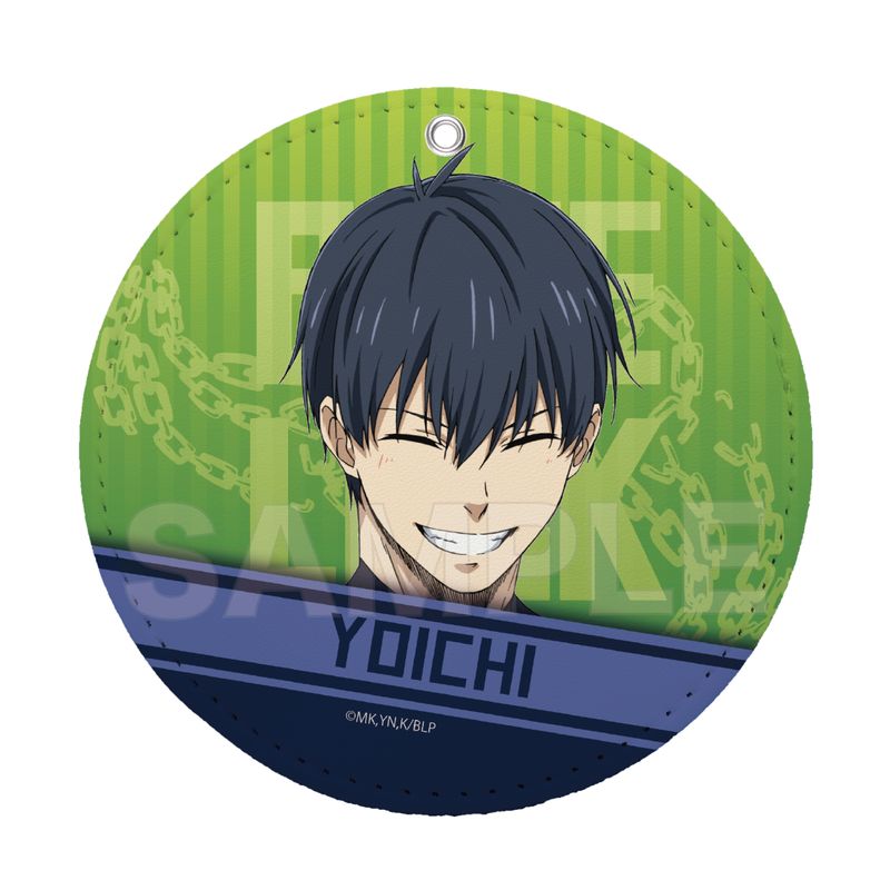 『ブルーロック』レザーコースターキーホルダー 01 潔 世一