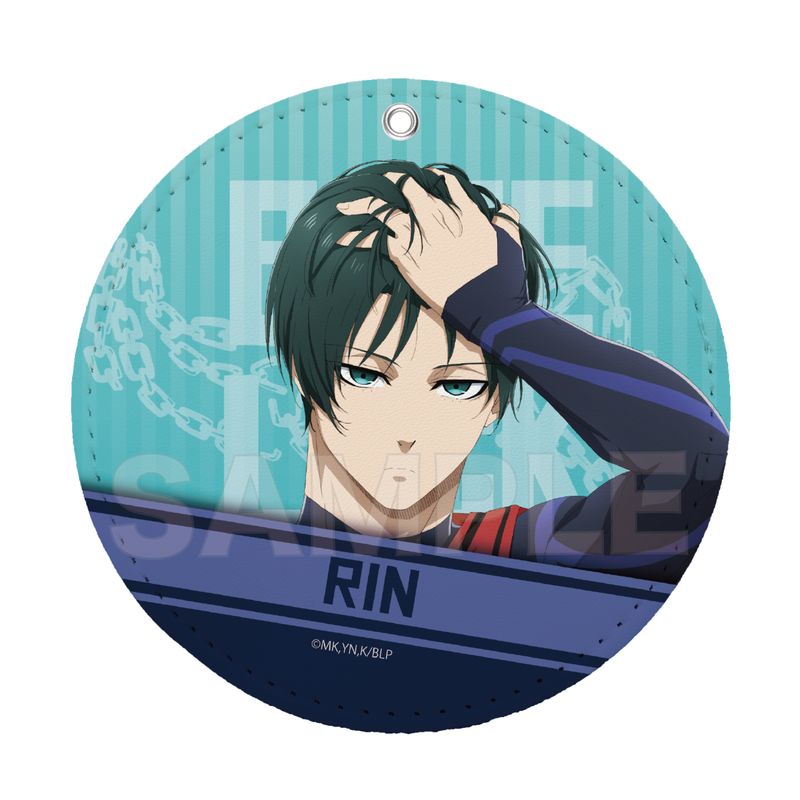 『ブルーロック』レザーコースターキーホルダー 09 糸師 凛