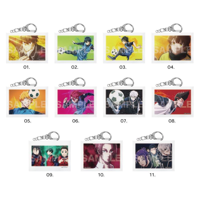 『ブルーロック』ミニチュアキャンバスキーホルダー 第1弾 全11種 BOXセット
