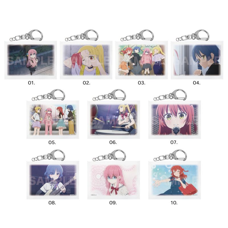 ぼっち・ざ・ろっく！』ミニチュアキャンバスキーホルダー 全10