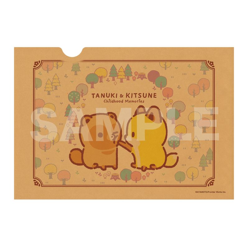 『タヌキとキツネ』クラフト紙ファイル 01 メインビジュアルA(Childhood Memories)