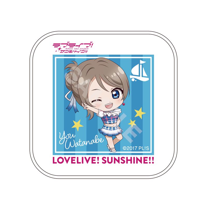 ラブライブ!サンシャイン!! Aqours 地元愛 渡辺曜缶バッジ A3痛バ ラブ